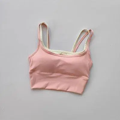 [Mua 2 Giá Sỉ - Bra A11]: Bra Tập Gym YoGa Nữ Dây Vai Kép Có Sẵn Mút Ngực, Chất Thun Lạnh Mềm Mịn
