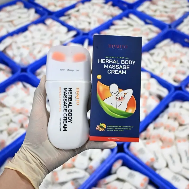 Kem Dầu Thanh Lăn Massage Herbal Body ( Hỗ trợ giảm nhức mỏi ) đầu lăn cao su 2