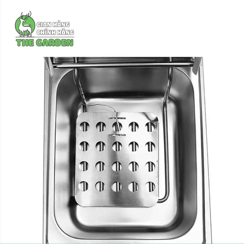 Bếp chiên ngập dầu nhúng điện THE GARDEN TUDYILI 6L , Inox cao cấp, công suất 2500w. Bảo hành 12 tháng 8