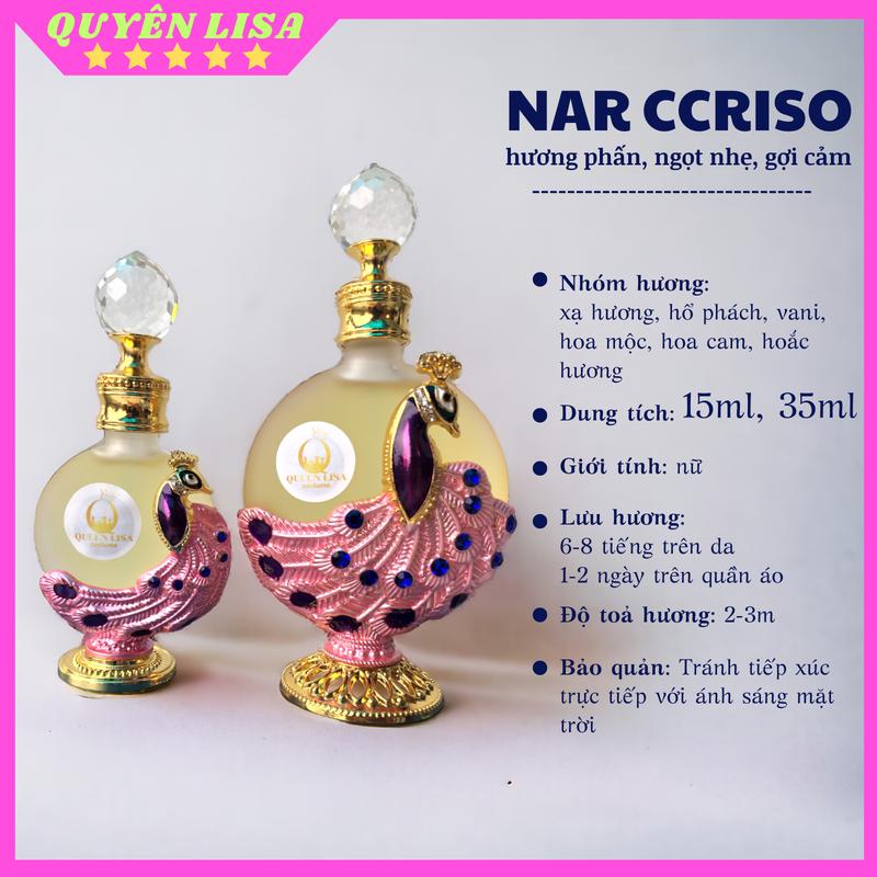 [KÈM 3ML] Tinh Dầu Dubai Công Hồng 15ml 35ml Dạng Chấm Hương Phấn Ngọt Nhẹ Gợi Cảm Sang Chanh Cho Nữ Perfume Cosmetic Tea Trà Xịt Thơm Women