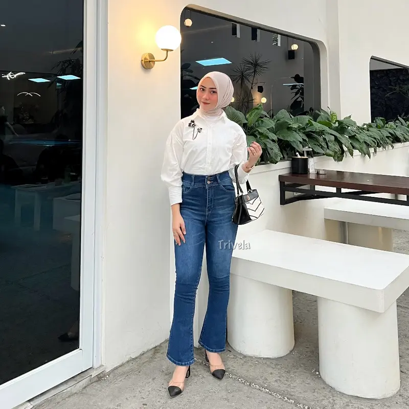 TRIVELA - CELANA JEANS SUPER JUMBO 27-42 MELAR ANTI NGATUNG / MELLISA CUTBRAY 3