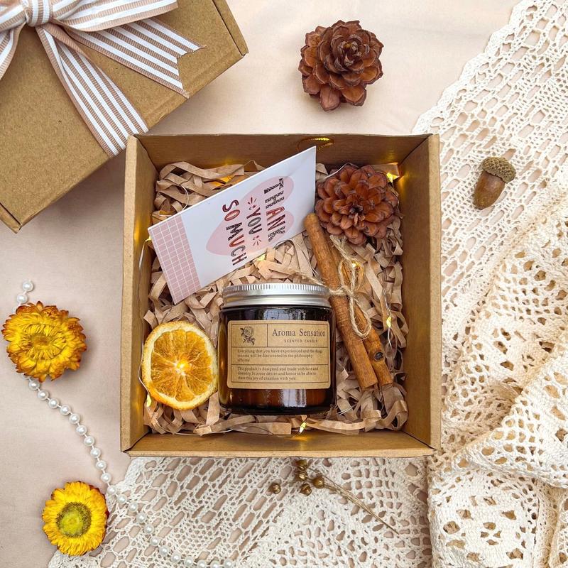 [Tặng túi] Set quà tặng nến thơm không khói kèm thiệp đơn giản, ý nghĩa, tinh tế, quà tặng Giáng sinh, Christmas bạn gái, sinh nhật, lễ kỉ niệm, quà tân gia, quà Valentine 14/2, quà 8/3, nến thơm Decor, Decor Phòng
