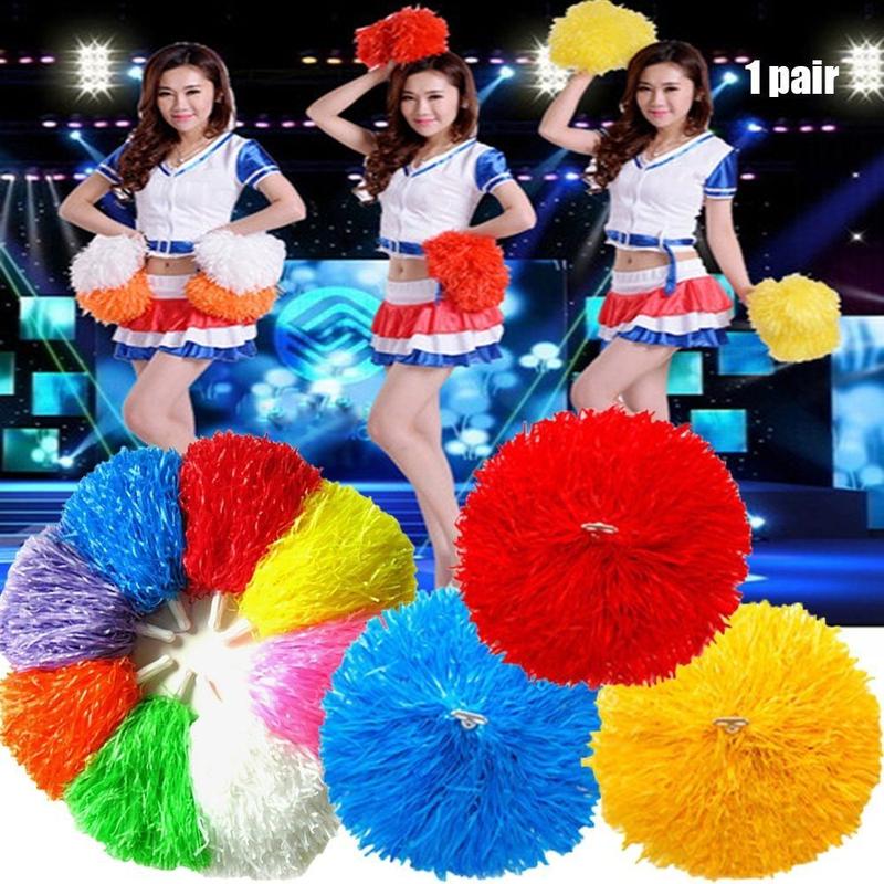 Product Introduction of 1pair Concert Fancy Dress Costume Club Sport Supplies Cheerleader pompoms Cheerleading Cheering Ball Dance Party Decorator 11