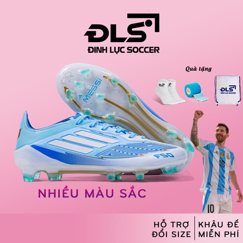 Giày Bóng Đá F50 Elite ĐINH LỰC SOCCER Lưỡi Gà Rời Đế FG, Bám Sân, Upper Mềm, Nhiều Màu