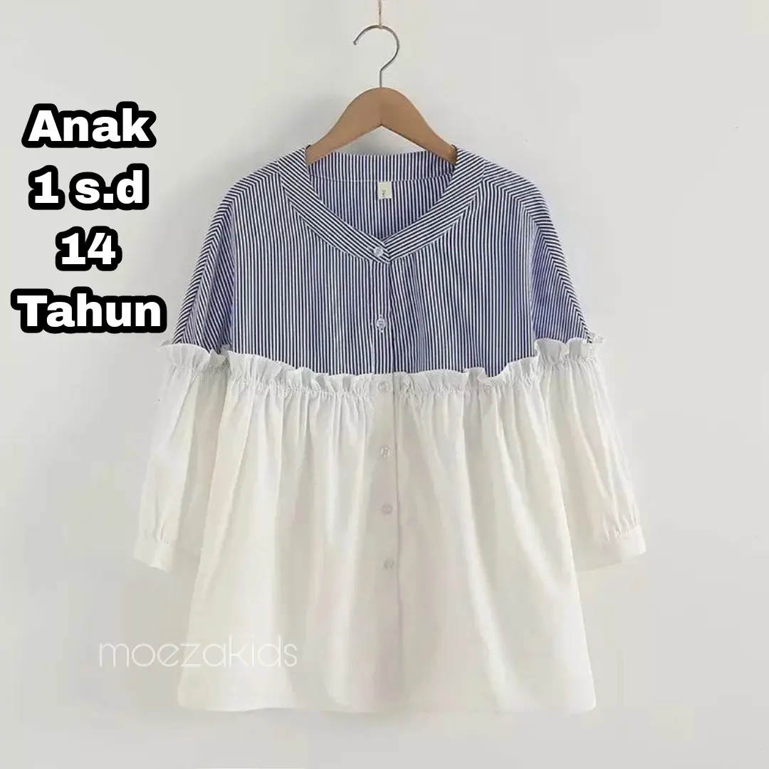Kely Blouse Aank  Perempuan Pakaian Anak Perempuan Baju Anak Perempuan Blouse Anak Umur Cewe 12 Tahun Kemeja Anak Perempuan