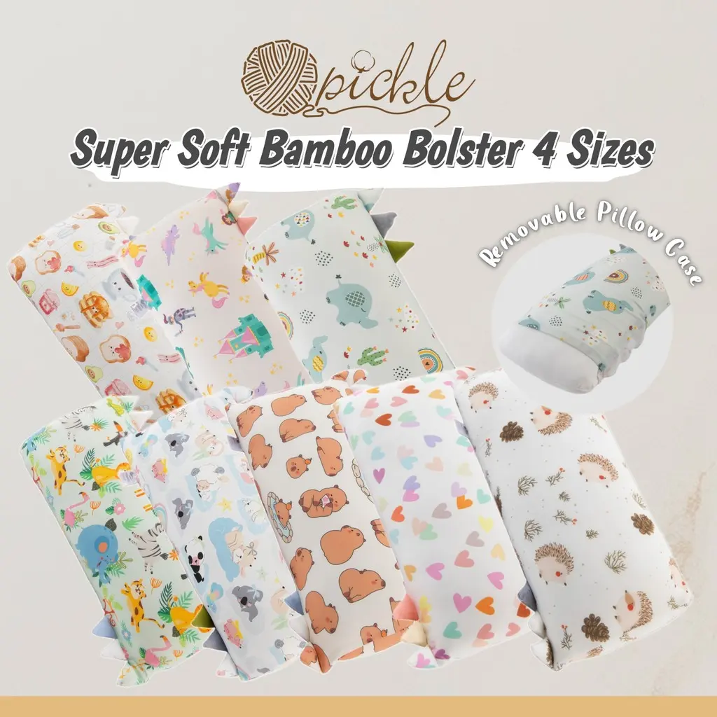 Baby Bamboo Bolster/Pillow – Soft, Breathable, Better Sleep & Comfort