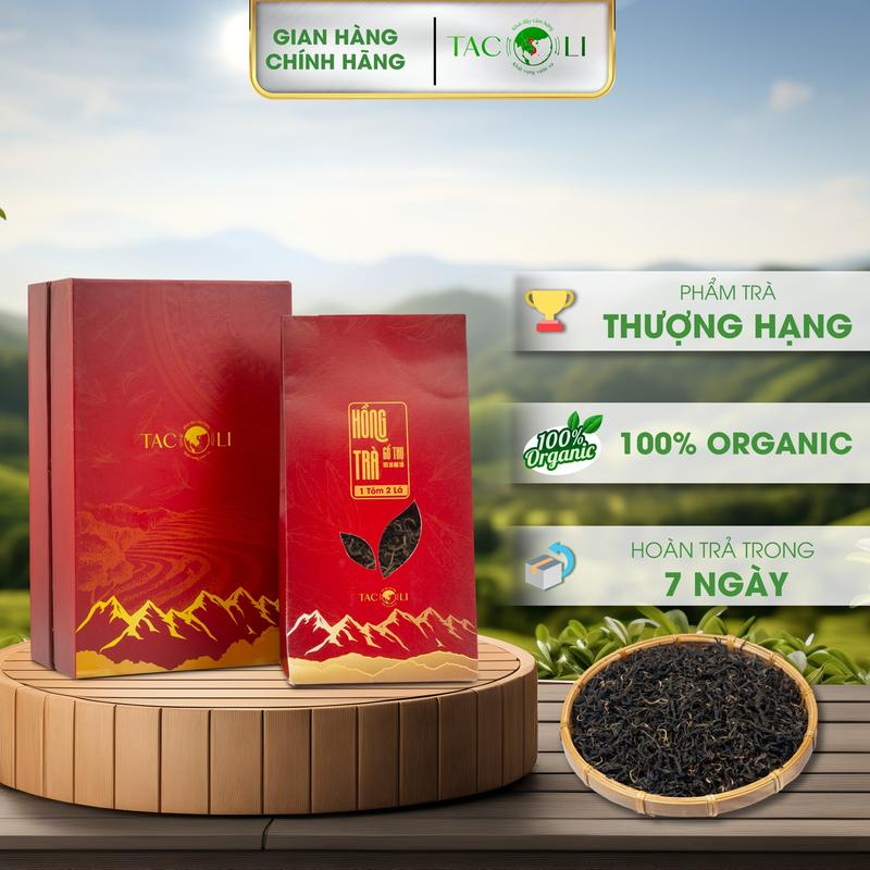  Hồng Trà Shan Tuyết Cổ Thụ 1 Tôm 2 Lá Trên 300 năm Tây Côn Lĩnh - Tacoli Tea Nước Trà Chè trà  thảo 