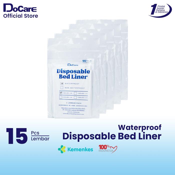 Gambar [Promo Bundling 5 Pack] - DoCare Disposable Bed Liner Waterproof dari Docare Laras Indonesia Kab. Bekasi Tokopedia