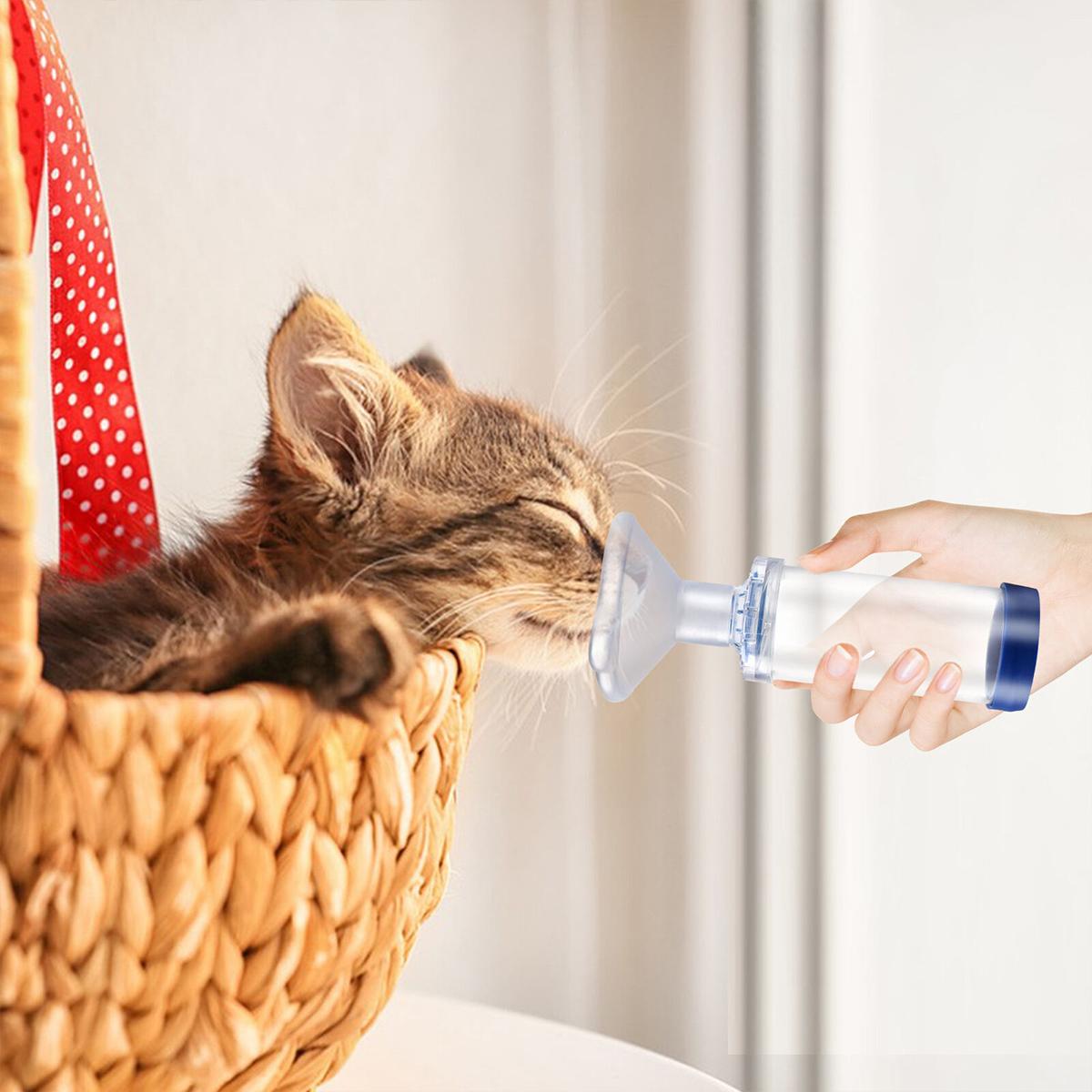 Dog Inhaler Device Classic Cat Dog Inhaler Spacer Veterinary Animals Aerosol Chamber ...