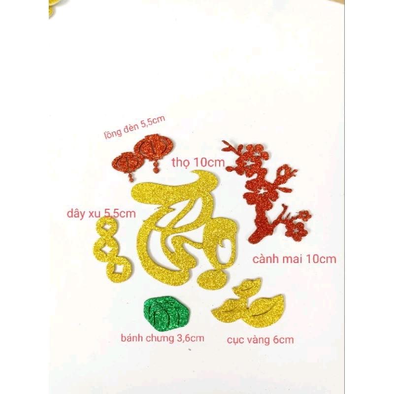 Combo Phuc Loc Tho Phat Tai Xuan Tet và phụ kiện dán trang trí Tết 2