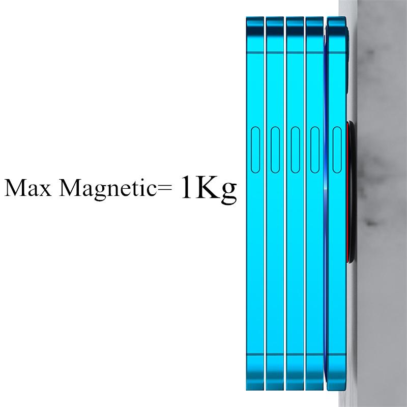 COD   Magnetic Ring Holder For iPhone 14 13 12  Magnet Wall Mobile Phone Holder Magnetic Car Phone Stand Accessories Mount 6
