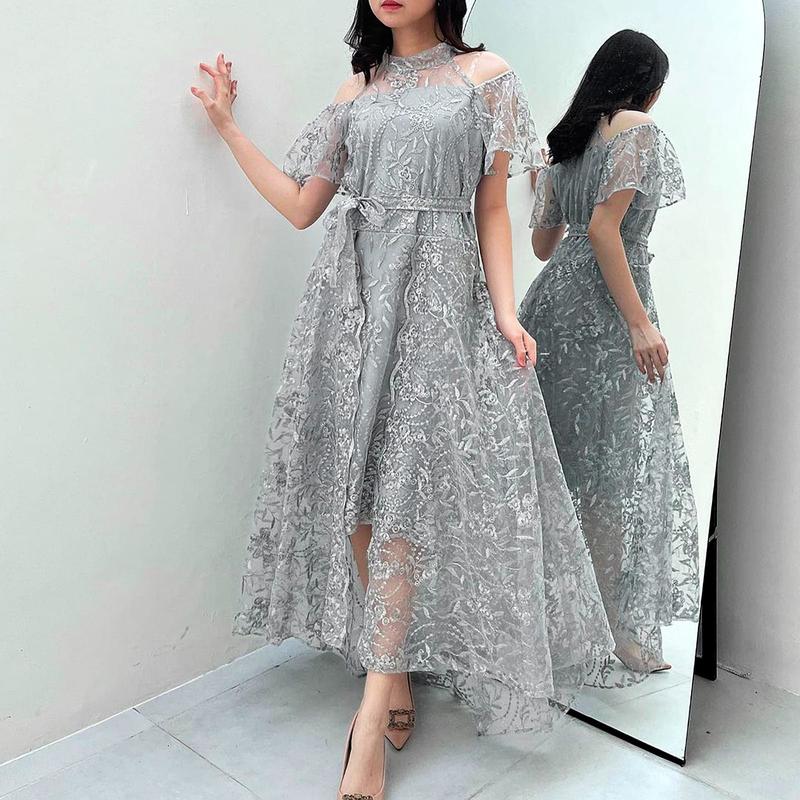 SC Charity Dress Gaun Wanita Dewasa 5W Pesta Panjang Remaja Formal Simple 1
