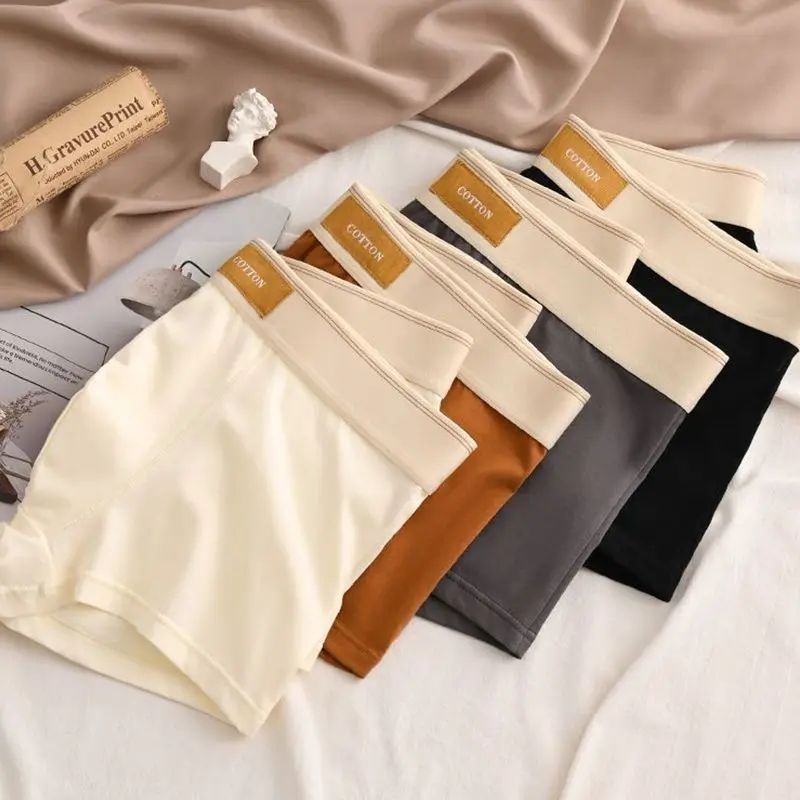Đồ Lót Nam, Chất Liệu Cotton, Màu Trơn Thoải Mái Và Mềm Mại, Boxer Đùi Đàn Hồi Cao, Hàng Mới Về 4