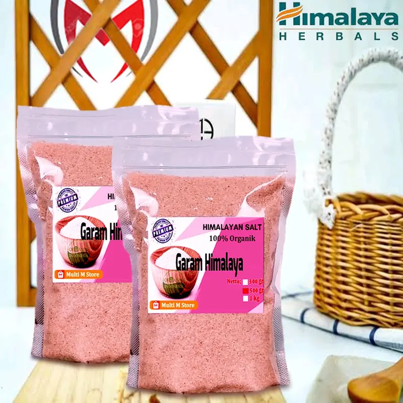 500 Gram Garam Himalaya Kualitas Pilihan| Produk Original | Himalayan Pink Salt Fine 4