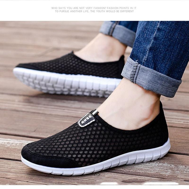 Giày lười Nam mùa hè siêu nhẹ, thoáng khí, đế mền đi êm chân phù hợp với mọi lứa tuổi N2-GL Cao Su lưới Shoes Jean Nhung Loafer