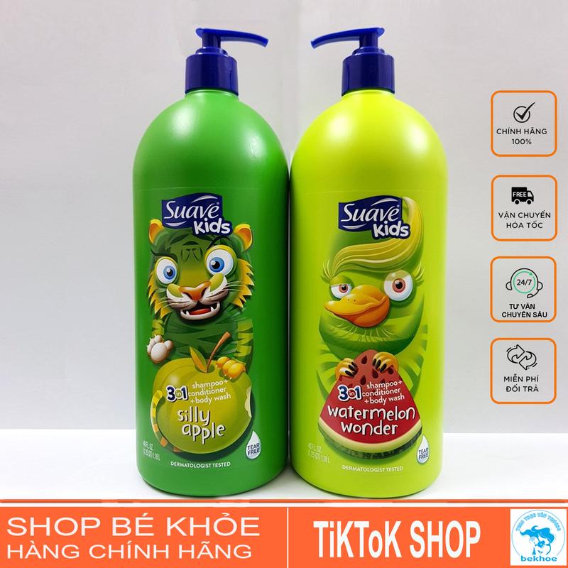 Sữa tắm gội cho bé Suave kids 1180ml 532ml