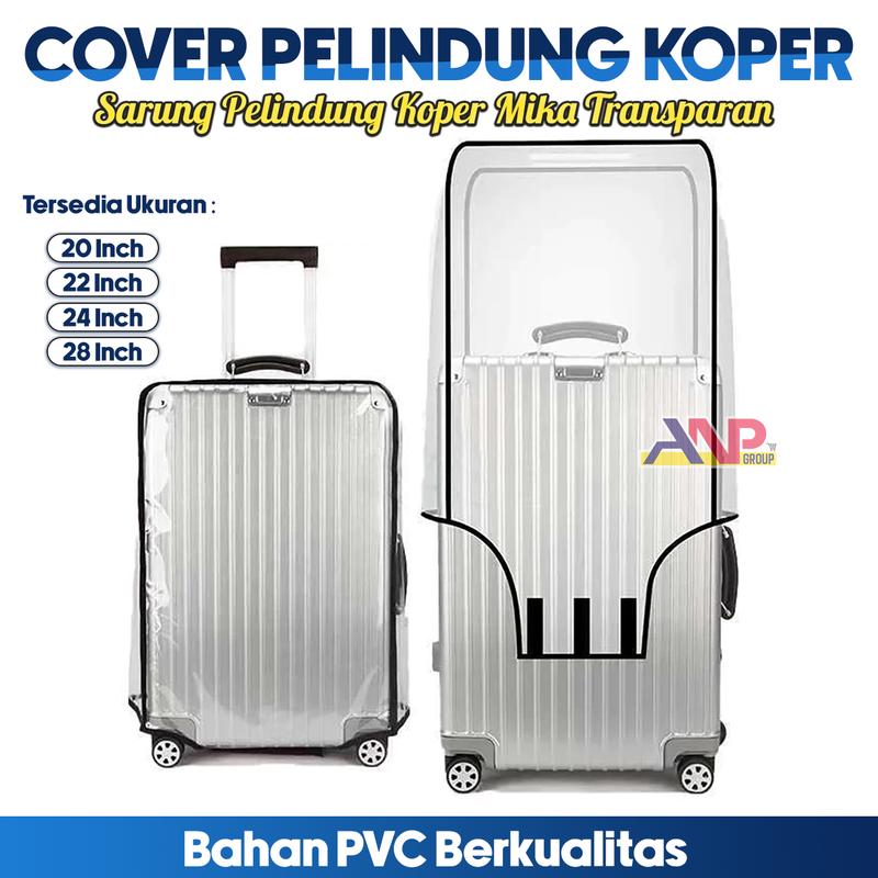 ANP88 Cover Pelindung Koper Transparant Luggage Cover / Cove - Shop ...