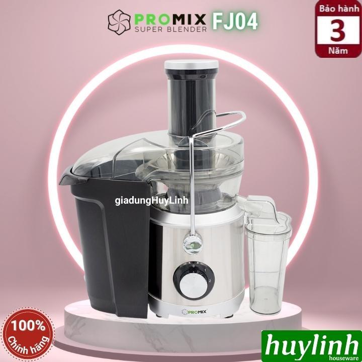 Máy ép trái cây nhanh Promix FJ04 - Công suất 1000W - Bảo hành 3 năm - Chuyên dụng cho quán và gia đình [Promix FJ-04] Xay Sinh Tố