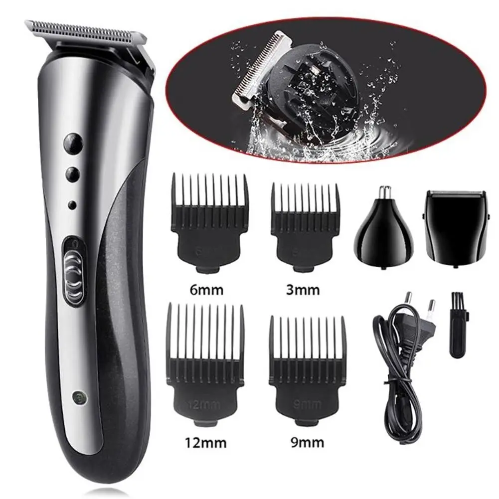Tông đơ cạo râu nam 3 trong 1 tỉa lông mũi cắt tóc có thể sạc lại tông đơ cạo râu chuyên nghiệp thích hợp cho bộ râu máy tỉa mrd tông wahl vapor dật