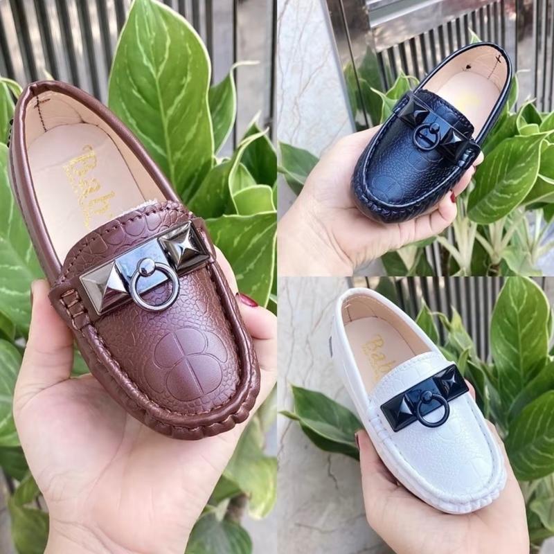 Giày lười dành cho bé Trai da PU mềm êm chân.