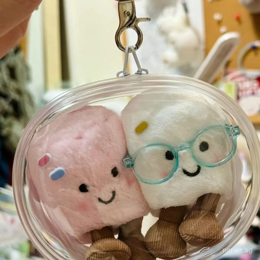 [100% original] jellyat a pair marshmallow doll pendant plush doll toy gift