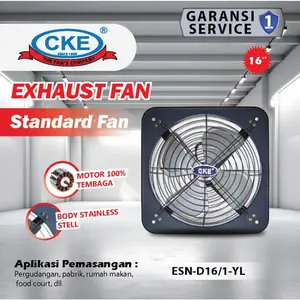 Exhaust Fan CKE Standard DBN 16 Inch Fan Rumah Toilet Exhaust