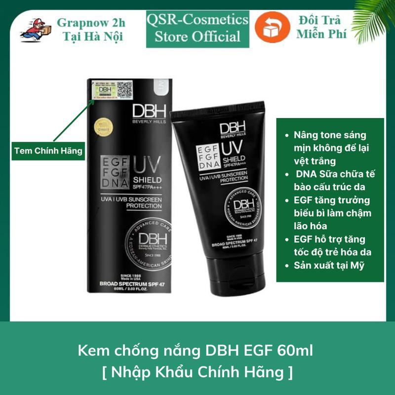 Kem chống nắng DBH dưỡng da phục hồi siêu đỉnh cao mẫu mới kiềm dầu ko bóng nhờn 60ml +HOT