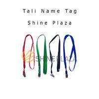 Gambar Tali Name Tag Gantungan ID Card Lanyard Nylon Warna Warni - Hitam dari Shine Plaza Kota Bandung 1 Tokopedia