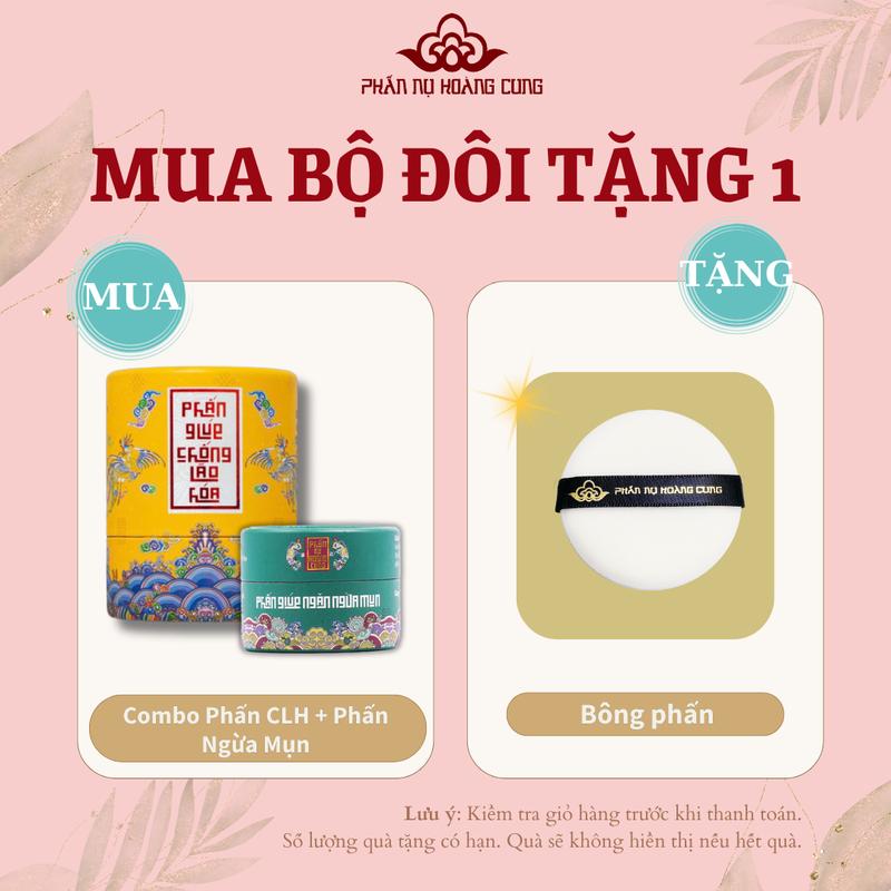 Combo Phấn Trang Điểm Dưỡng Da Phấn Chống Lão Hóa và Phấn Ngừa mụn Cosmetic Nữ Kem Lót  Perfume  Women