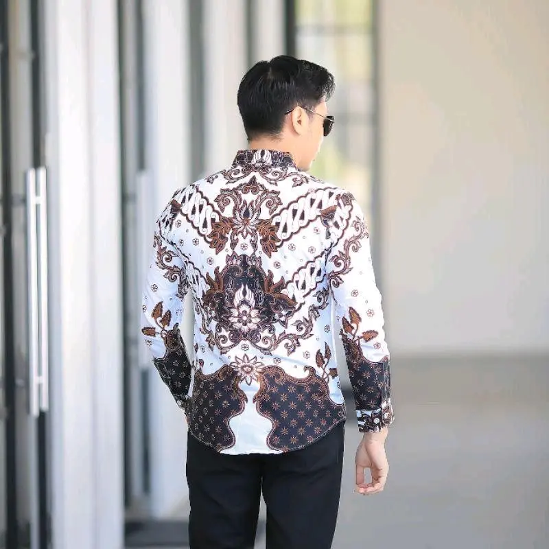 MOTIF AANTASENAA KEMEJA BATIK PRIA LENGAN PANJANG FULL FURING PREMIUM 2