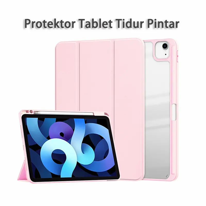 Casing Samsung Galaxy Tab S6 Lite P610/P615/P613/P619 10.4" Smart Case Sleep wake Cover Silikon 7