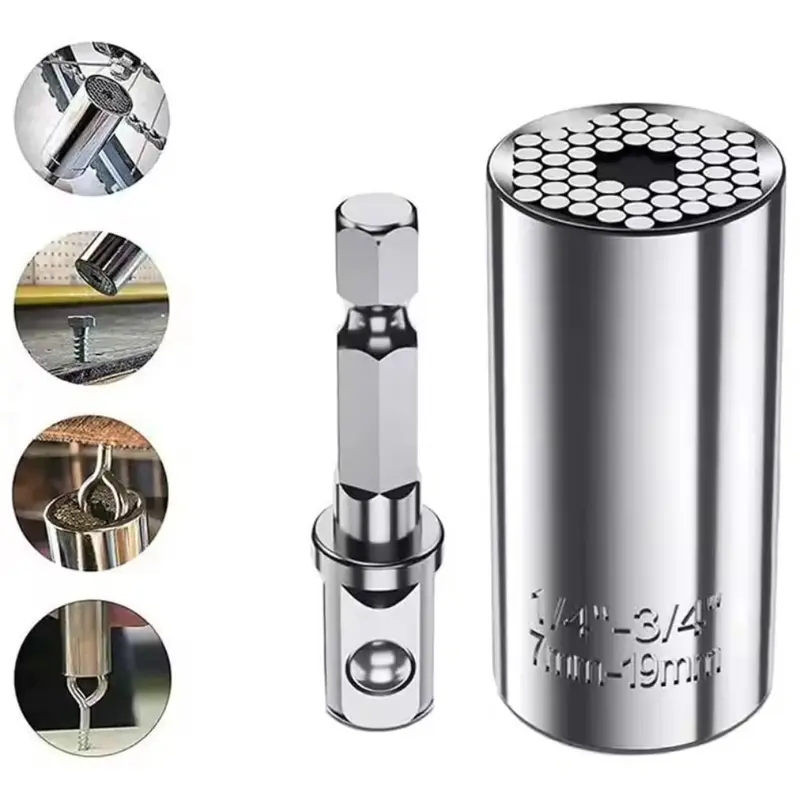 Multifunctional 7 to 19mm Magic Socket Multi Purpose Wrench Extension ...