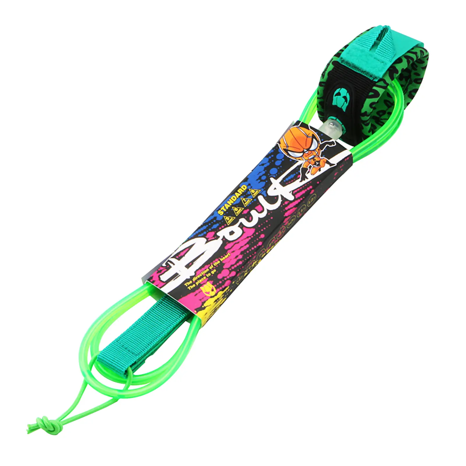 Surf Leash 7mm Thick 6ft/8ft Straight Surfboard Leash SUP Leg Rope