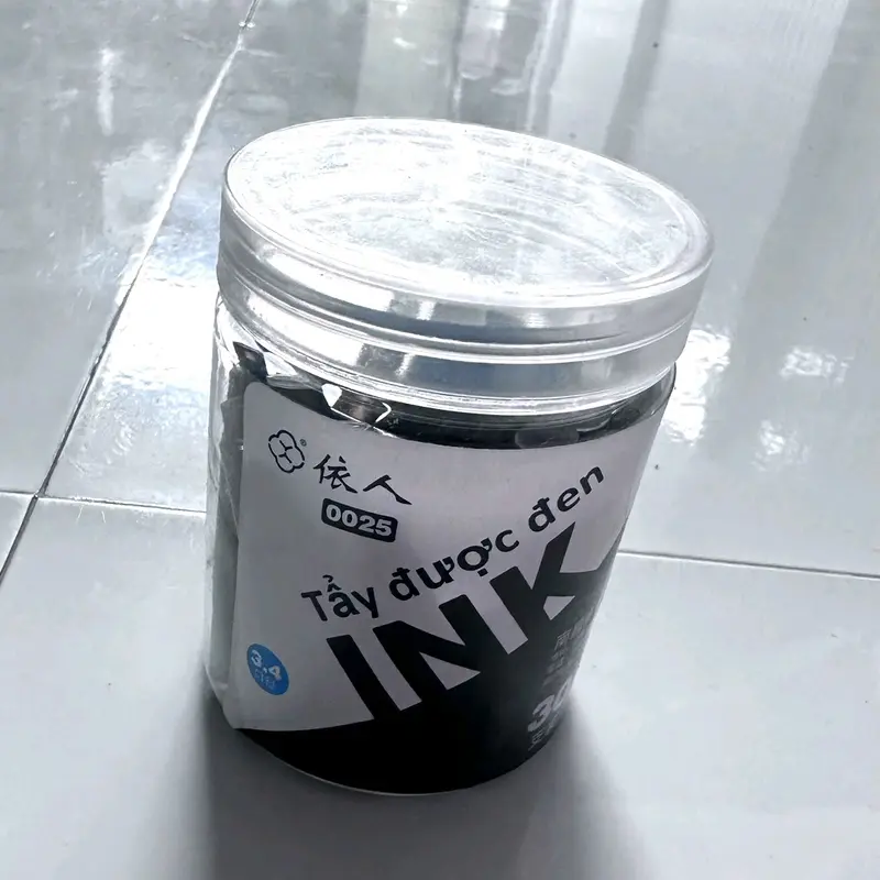 Combo 1 bút máy xóa và 1 lon 30 ông mực bút máy xóa được cho bút máy xóa dành cho học sinh, tăng 1 tẩy elip 3