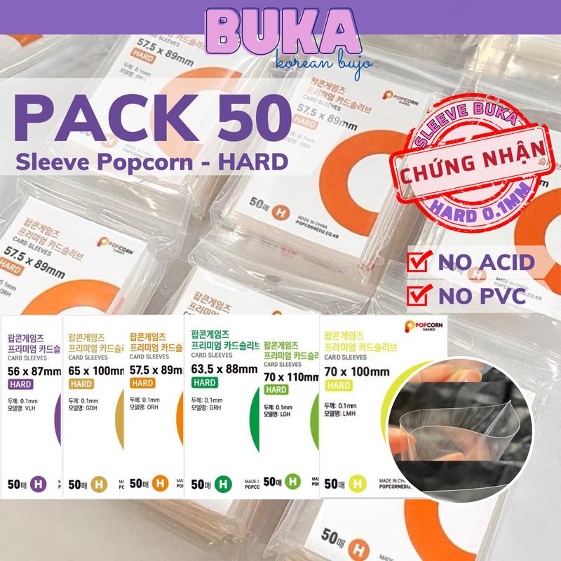 Tấm đựng ảnh Sleeve Buka sleeve đựng card siêu dày bọc card thần tượng thẻ bài bảo vệ card idol Kpop hàng nội địa trung