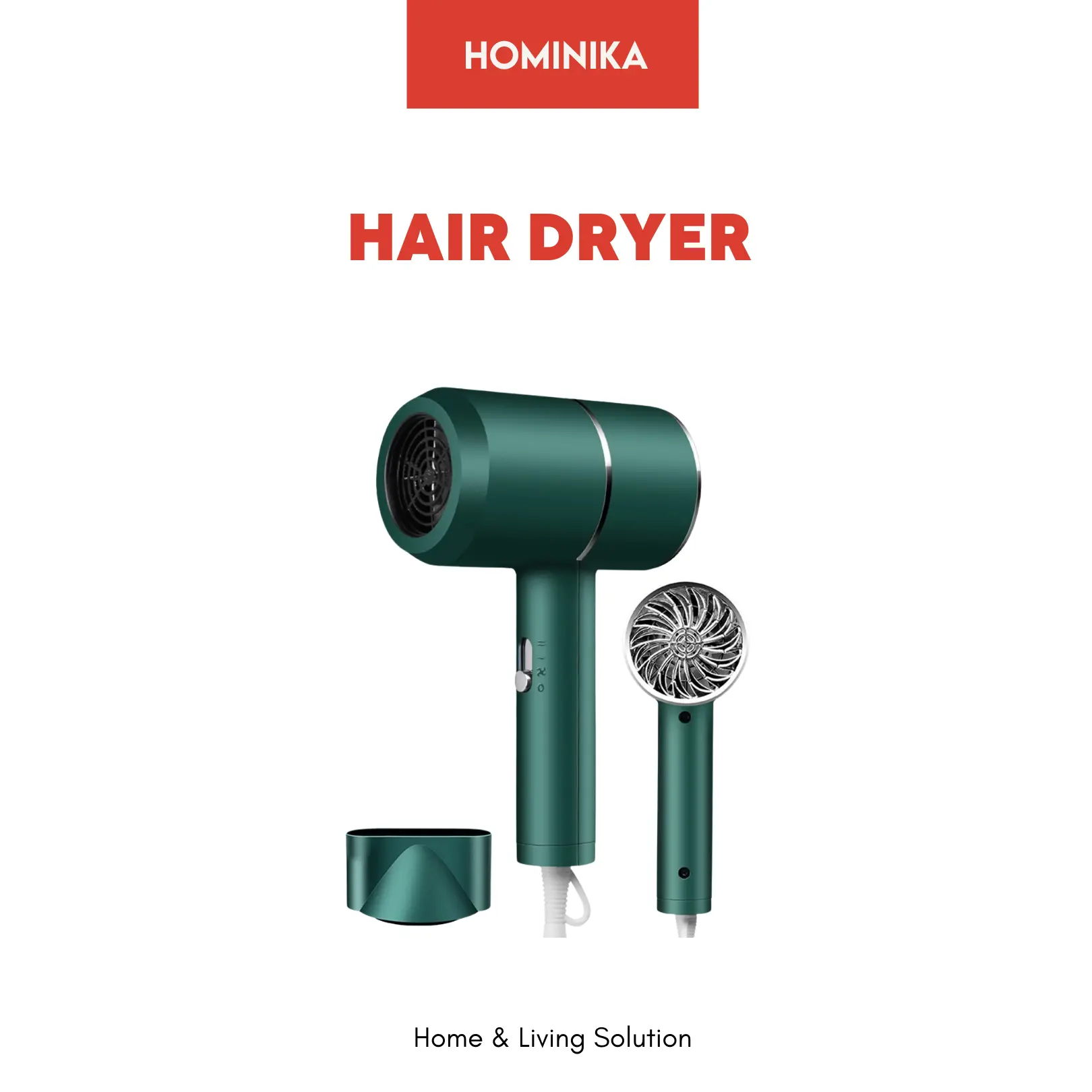 Hair Dryer Perawatan Rambut Hairdryer HMN06 Pengering Rambut Hair Dryer Low 350watt Aman Multifungsi