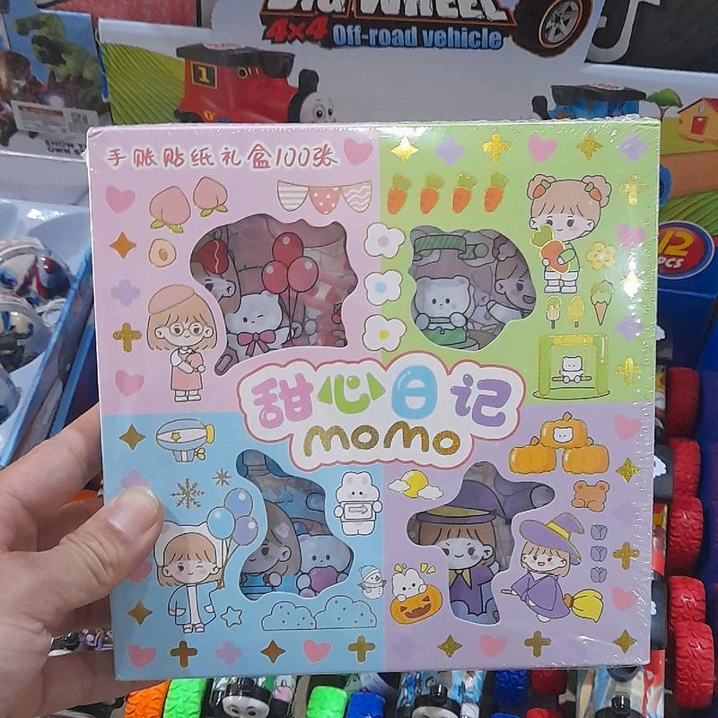 sticker viral / sticker momo 1 pack isi 100 - Shop | Tokopedia