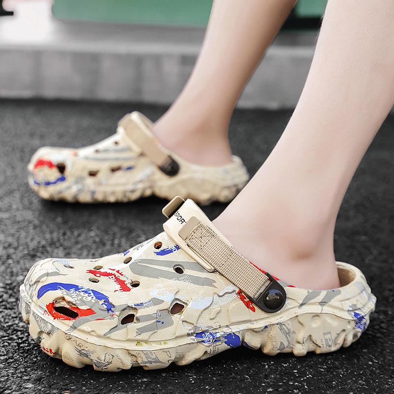 Trượt bãi biển ngoài trời, dép Guốc Sandal, dành cho nam giới, giày dép Eva 6