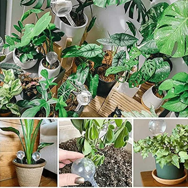 Garden Plant Automatic Watering Bulb, Clear Plant Watering Globes, Automatic Watering Device For Indoor And Outdoor Plant, Garden Watering Tool 3