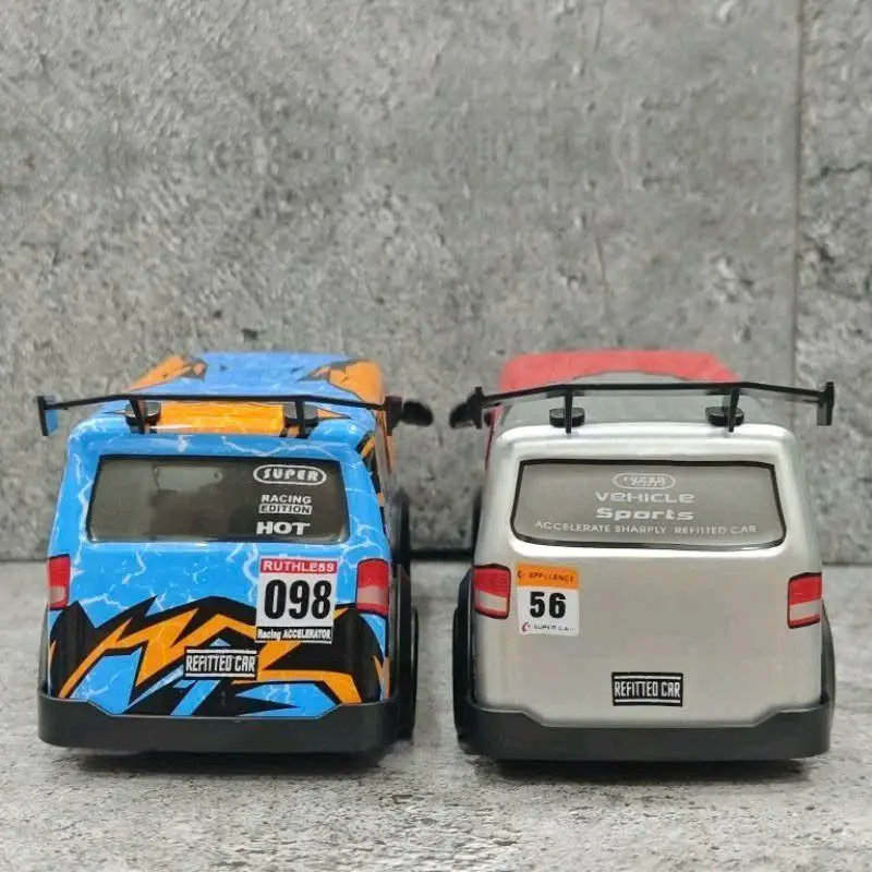 Xe điều khiển Mini Drift MPV 1/24 Siêu nhanh, có điều tốc, kèm pin sạc và đèn led 2
