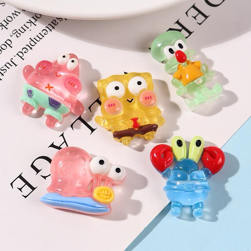  SET 10 JIBITZ STICKER CHARM BỌT BIỂN TRONG GẮN DÉP CROSS TRANG TRÍ PHỤ KIỆN   ĐÃ GẮN NÚT  