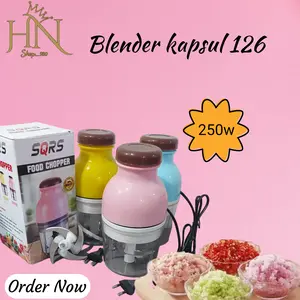 HNSHOP Blender capsule 4mata pisau praktis / Blender Kapsul Serbaguna Free Bubble