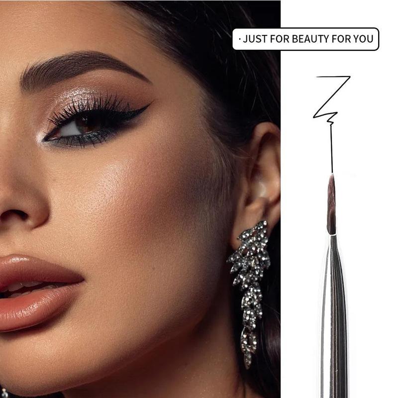 Product Introduction of Flat Eyebrow Brush Upgrade Eyeliner Brush Ultra Thin Eyebrow Makeup Flat Brush Brush Place G3T9 31