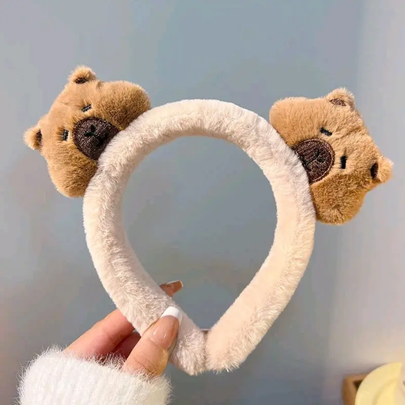 Bờm capybara siêu xinh siêu mềm mại Nữ Cột Tóc 0