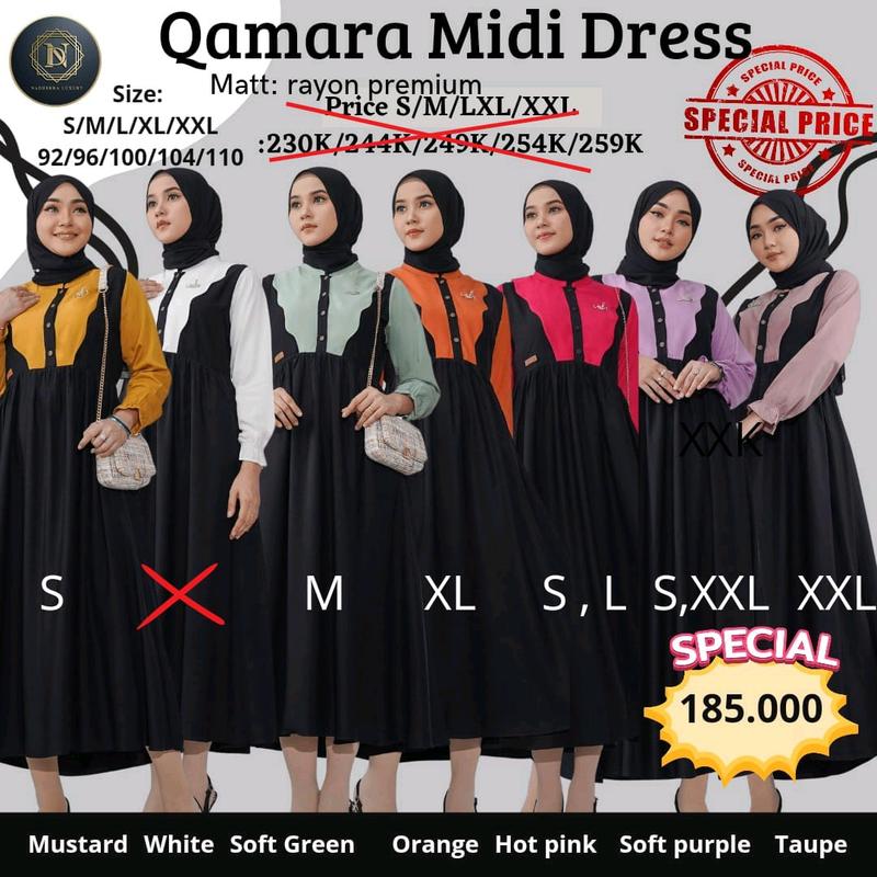 Qamara MIDI Dress - Shop | Tokopedia