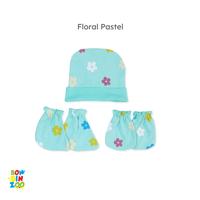 Gambar BONBINZOO - Sarung Tangan Kaki Anak Cosmic Charm Series Bayi Newborn - STK Floral Pastel dari BONBINZOO Kota Bandung 2 Tokopedia