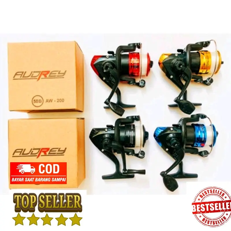 Joran Pancing satu set ultralight Benjiro Cupang +Reel Audrey/Fino/Jazz/ Torch fiber solid lentur line 2-6 lbs  165 180 198 210 CM  Reel Metal Reel 1