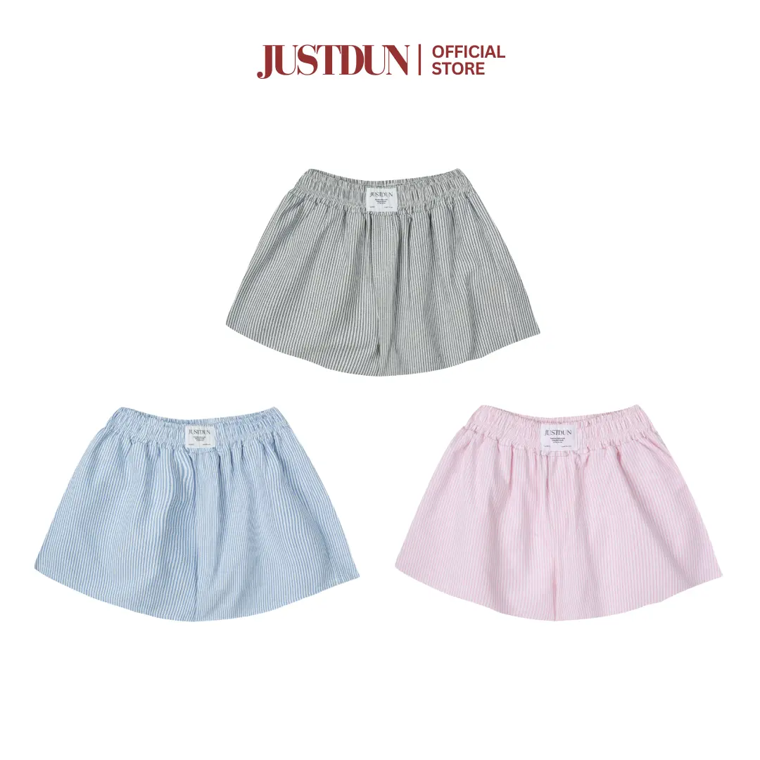 QUẦN SHORT ĐÙI JUSTDUN vải kate form rộng thoải mái H28