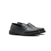 Gambar Sepatu Loafers Pria Casual Guzze Antonio Slip on Docmart Formal Hitam Shoes Flat Sneakers Kerja - hitam, 38 dari Guzze Kab. Garut 3 Tokopedia