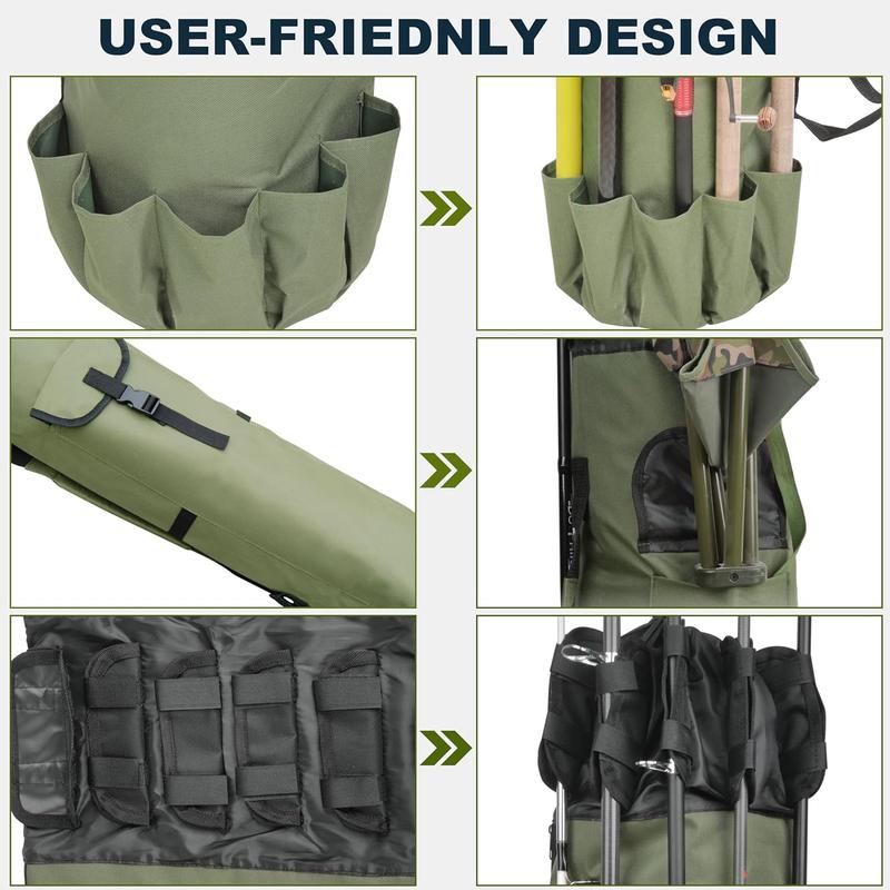 Product Introduction of Outdoor Cylinder Fishing Bag, Portable Fishing Rod Storage Bag, Multifunctional Fishing Rod Bag, Fishing Gear Storage Bag 4